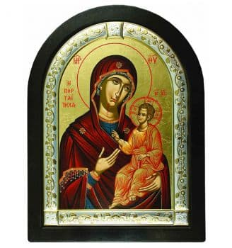 Иверская чудотворная икона Божией Матери Размер 16 х 13 см.