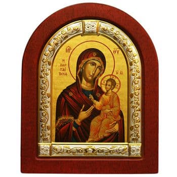Иверская чудотворная икона Божией Матери Размер 25 X 20  см.