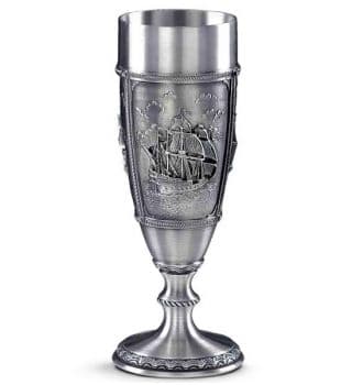 Бокал для напитков из олова Фрегат серия 