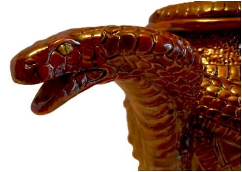 Чайник Змея королевская кобра символ 2013 года Авторская ручная работа Керамика 1,5 литра Эксклюзив!