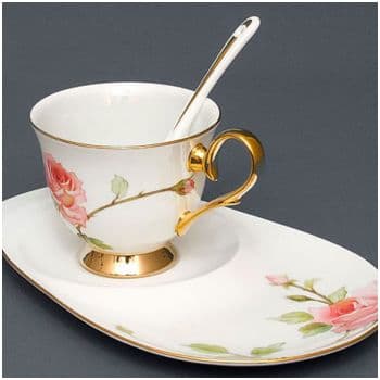 Чайная пара Нежность Костяной фарфор Подарочная упаковка