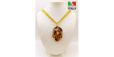 Коллекция Fata Miele D'oro. Украшения из муранского стекла.