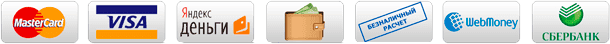 Логотипы платежных систем