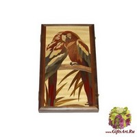 Эксклюзивные нарды &quot;Попугаи&quot;