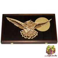 Эксклюзивные нарды &quot;Сова летящая&quot;