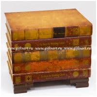 Сундук &quot;Собрание сочинений&quot;. Дерево. МДФ. Высота 39 см.