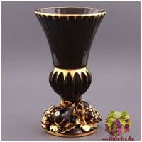 Ваза &quot;Богатый урожай&quot; керамика стразы Высота 34 см Стелла Италия