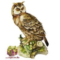 Статуэтка фарфоровая &quot;Сова&quot;. Размер 40 см. Porcellane Principe Италия