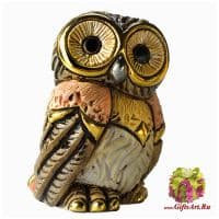 Совёнок. Керамическая фигурка De Rosa Rinconada. Высота 9 см