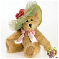 Джинни медведица в шляпе. Мягкая игрушка Boyds. Высота 20 см