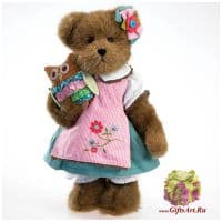 Челси медведица с совой Оливией. Мягкая игрушка Boyds. Высота 30 см