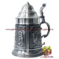 Кружка для пива Anno. Олово. Высота 18 см. 0,5 литра. Artina Австрия