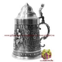 Кружка для пива. Олово. Высота 18 см. 0,5 литра. Artina Австрия