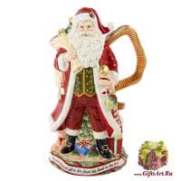 Кувшин новогодний &quot;Дед Мороз с подарками&quot;. Керамика. Высота 31 см