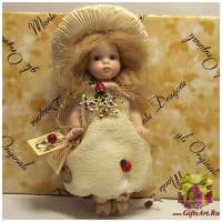 Кукла фарфоровая Montedragone Mushroom H Мухоморчик H. Высота 18 см. Италия