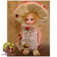 Кукла фарфоровая Montedragone Mushroom E Мухоморчик E. Высота 18 см. Италия