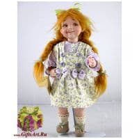 Кукла фарфоровая Montedragone Chicca 2015. Высота 28 см. Италия