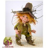 Кукла фарфоровая Montedragone Prataioli E. Высота 24 см. Италия