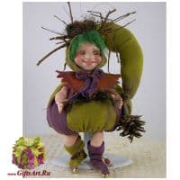 Кукла фарфоровая Montedragone Prataioli H. Высота 22 см. Италия