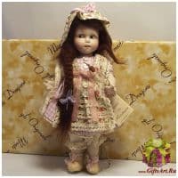 Кукла фарфоровая Montedragone Debora. Высота 24 см. Италия