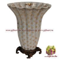 Ваза. Фарфор и бронза. Коллекция Империя. Ручная работа. Высота 27 см