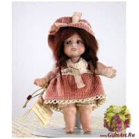 Итальянская фарфоровая кукла Montedragone Rosina D Розина Д. Высота 16 см.