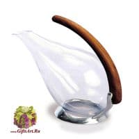 Декантер Copenhagen из олова и стекла, оловянная посуда. Австрия. Artina