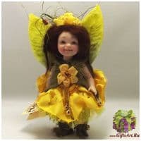 Итальянская фарфоровая кукла Montedragone Fortunelle A Фортуна А. Высота 15 см.