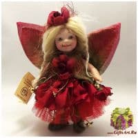 Итальянская фарфоровая кукла Montedragone Fortunelle B Фортуна Б. Высота 15 см.