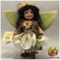 Итальянская фарфоровая кукла Montedragone Fortunelle E Фортуна Е. Высота 15 см.