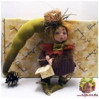 Кукла фарфоровая Montedragone Prataioli F. Высота 22 см. Италия