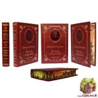Джордж Мартин. Битва Королей. Подарочная книга. Кожаный переплет, золотое тиснение, рисованный обрез