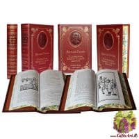 Ярослав Гашек. Похождения бравого солдата Швейка в одном томе. Подарочная книга. Кожаный переплет, золотое тиснение, рисованный обрез
