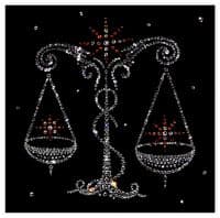Картина хрустальная Знак зодиака Весы 25x25 см