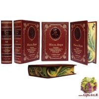 Жюль Верн. Самые таинственные и невероятные истории в одном томе. Подарочная книга. Кожаный переплет, золотое тиснение, рисованный обрез