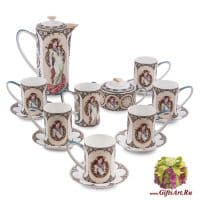 Чайный сервиз Габриэлла на 6 персон 15 предметов Костяной фарфор