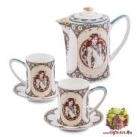 Чайный сервиз Габриэлла на 2 персоны 5 предметов Костяной фарфор