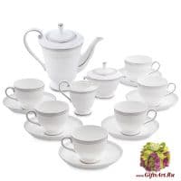 Чайный сервиз Венецианская Классика на 6 персон 15 предметов Костяной фарфор