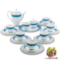 Чайный сервиз Византия на 6 персон 22 предмета Костяной фарфор