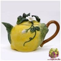 Заварочный чайник керамический Солнечный лимон. Cosmos