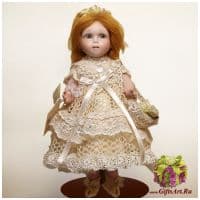 Итальянская кукла Montedragone Beatrice Беатриса Высота 24 см. Ручная работа