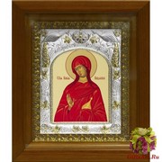 Икона освященная &quot;Мария Магдалина равноапостольная, мироносица&quot;, 14x18 см, в деревянном киоте 20x24 см, 20x24 см