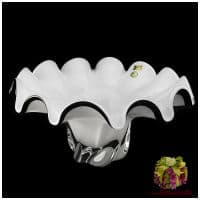 Ваза блюдо цветное стекло. 35 см. 593577201 Ручная работа. Чехия