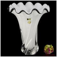 Ваза цветное стекло Высота 30 см 284877201 Ручная работа Чехия