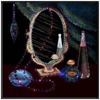 Картина со стразами Натюрморт с зеркалом