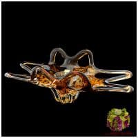 Ваза блюдо цветное стекло. 45 см. 504526901 Ручная работа. Чехия