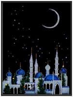 Багдад в ночи Картина со стразами Сваровски  Размер 40 х 30 см