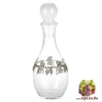 Графин из стекла и олова Виноградная лоза Серия Классика. 1 л. Португалия