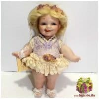 Итальянская кукла Балерина Б Montedragone Ballerinotte B. Фарфор. Высота 16 см.