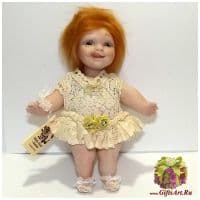 Итальянская кукла Балерина Д Montedragone Ballerinotte D. Фарфор. Высота 16 см.